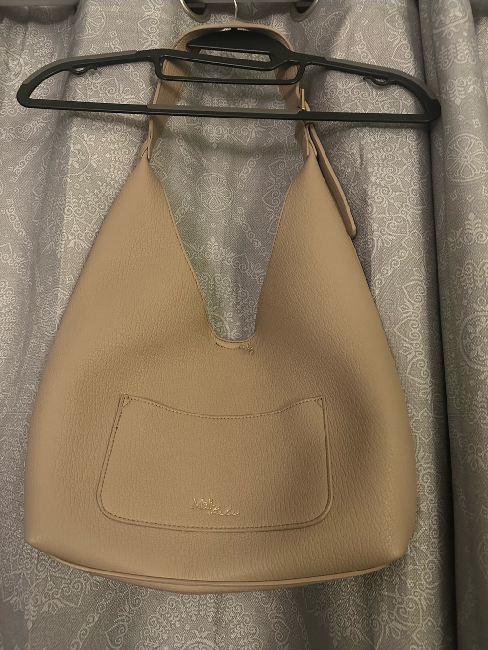 Beige #fauxleather Hobo Bag #anthropologie comes W/dust bag